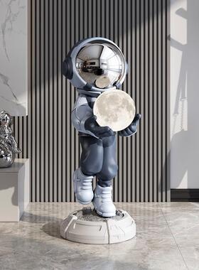 宇航员太空人客厅摆件大型落地轻奢新房子高档电视柜装饰蓝牙音响