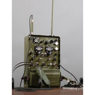 覆古老式电报机收音机演绎机模型怀旧旧物民国抗战道具装饰摆件