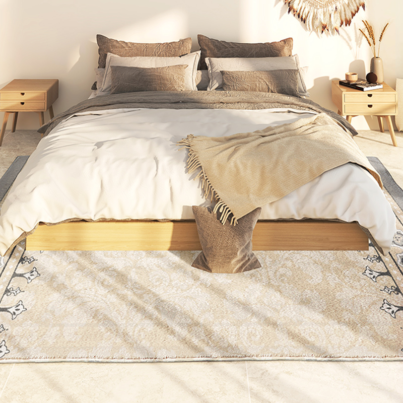 长条床边地毯客厅地毯卧室加厚床前沙发茶几毯条纹脚垫飘窗垫地垫