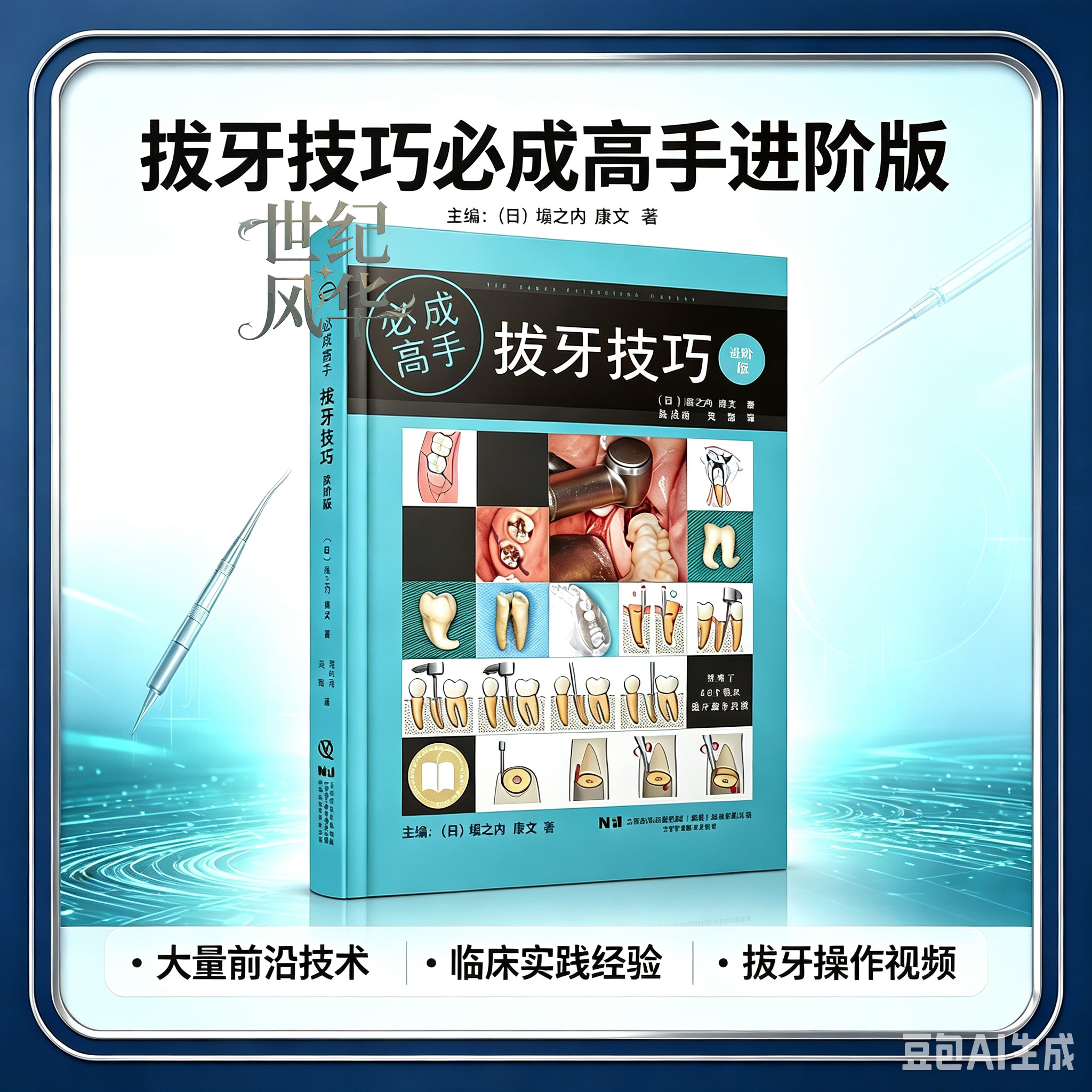 拔牙技巧必成高手进阶版 微创拔牙及口腔门诊拔医学书籍 咬合拔牙麻醉处置根管治疗 步骤更详细图文解释更彻底有拔牙视频教学
