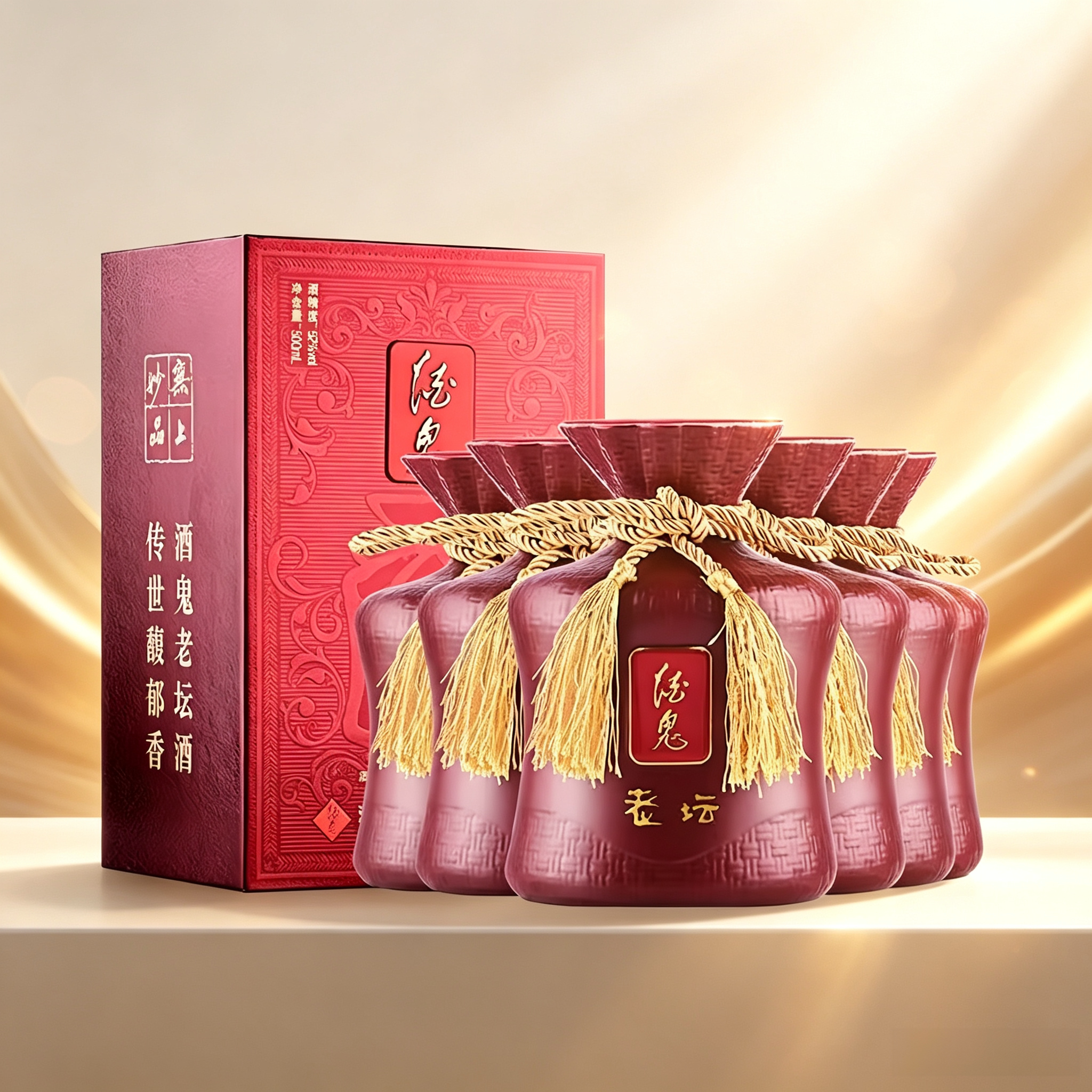 酒鬼酒老坛T6馥郁香纯粮白酒礼盒