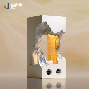 尘市集圣母院融蜡灯氛围石膏夜灯蜡烛香薰灯摆件台灯新婚结婚礼物