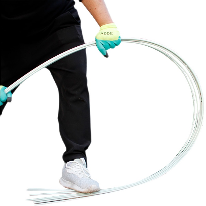 新型小拱棚支架拱杆实心玻璃纤维棒塑料温室养殖农用蔬菜大棚骨架