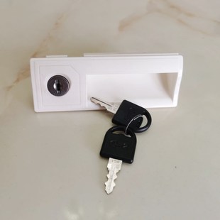 储物柜锁多门柜更衣柜文件柜铁皮柜配件教室书包柜白扣手连锁包邮