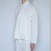 青山渐汉服男女中衣中裤 内搭黑白交领内衬里衣春夏秋冬日常款