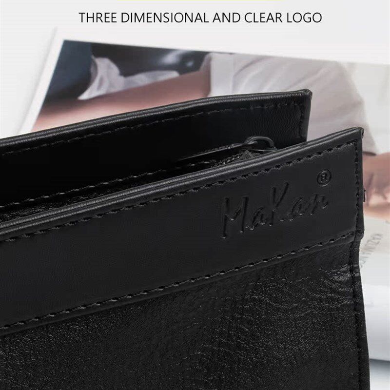 makan剪刀包发型师英伦包手抓包工具包收纳包发型师手拿包PU 包邮