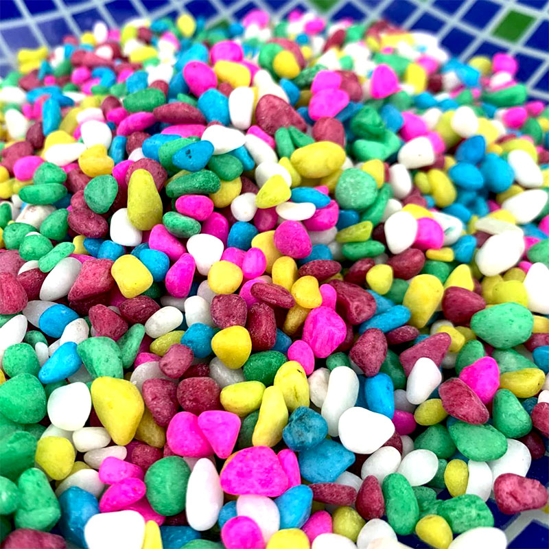 酒店垃圾桶烟灰缸灭烟石子颗粒石英沙白沙细沙米石白色小石米5斤