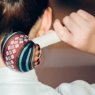 山苍子按摩锤养生经络敲打锤孝顺老人办公室肩颈后背保健捶腿器