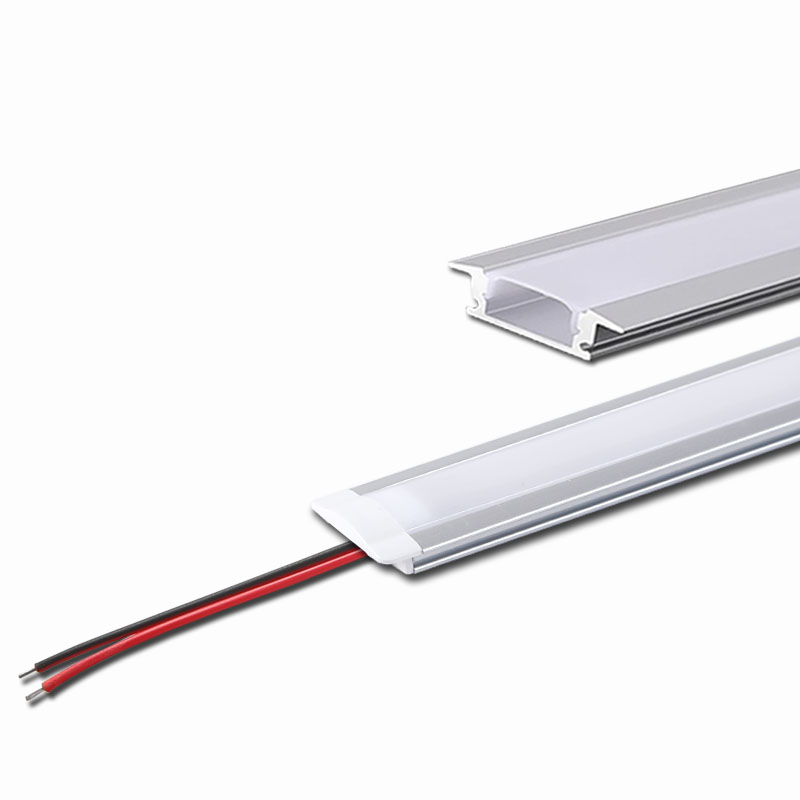 超薄220V嵌入式线型led灯带卡槽暗装线性长条酒柜衣柜鞋柜硬灯条