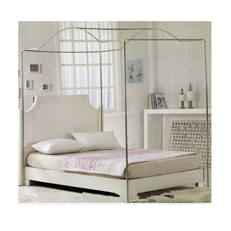 拱形蚊帐宫廷1.35方顶蚊帐加厚不锈钢1.5m1.8M三开门家用落地蚊帐