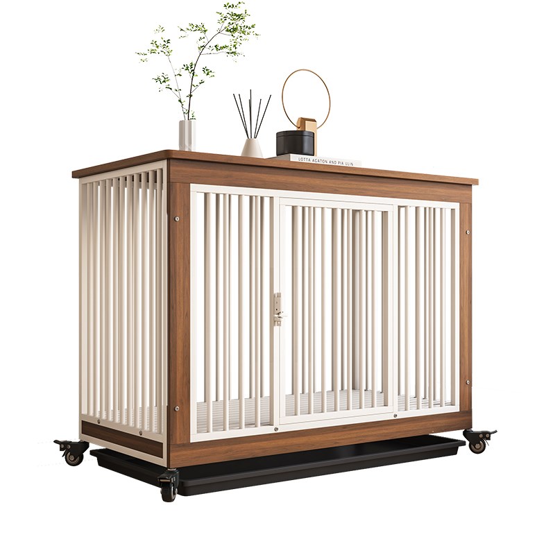 狗笼子中型犬大型犬结实带厕所宠物金毛边牧木质室内别墅狗屋