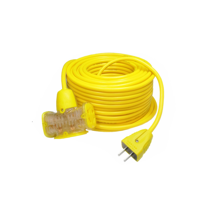 铜芯电缆线户外插板延长线两芯双股软铜线2芯2X1.5/2.5电动车充电