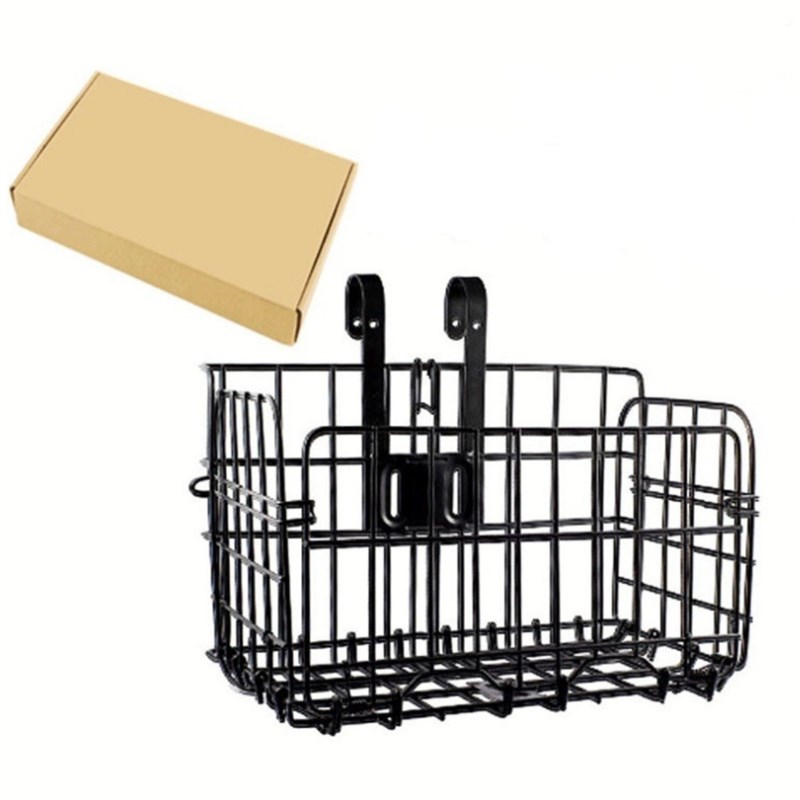 自行车前车筐可折叠蒌加粗铁丝折叠车篮骑行用品012型