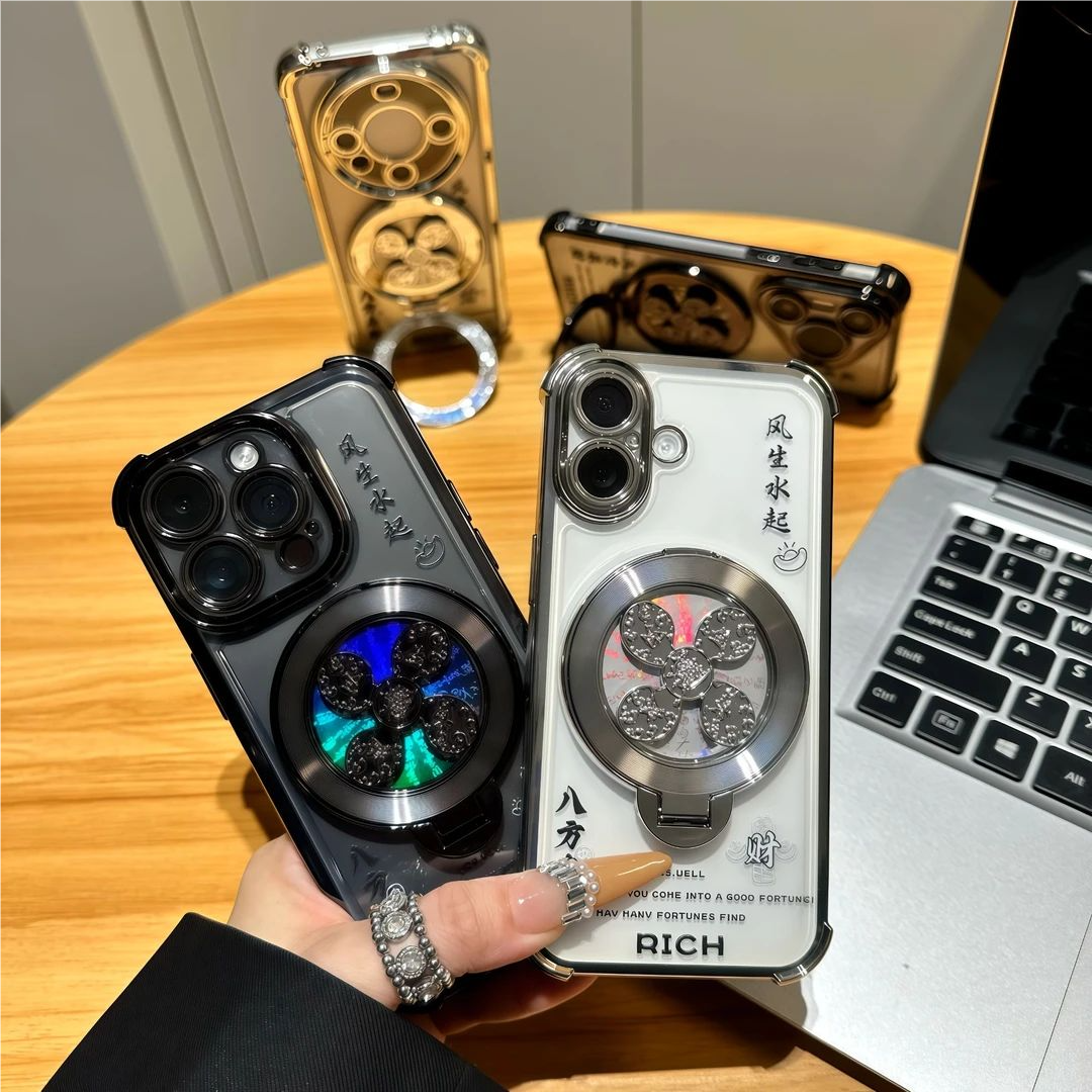 iPhone16风生水起个性国风手机壳