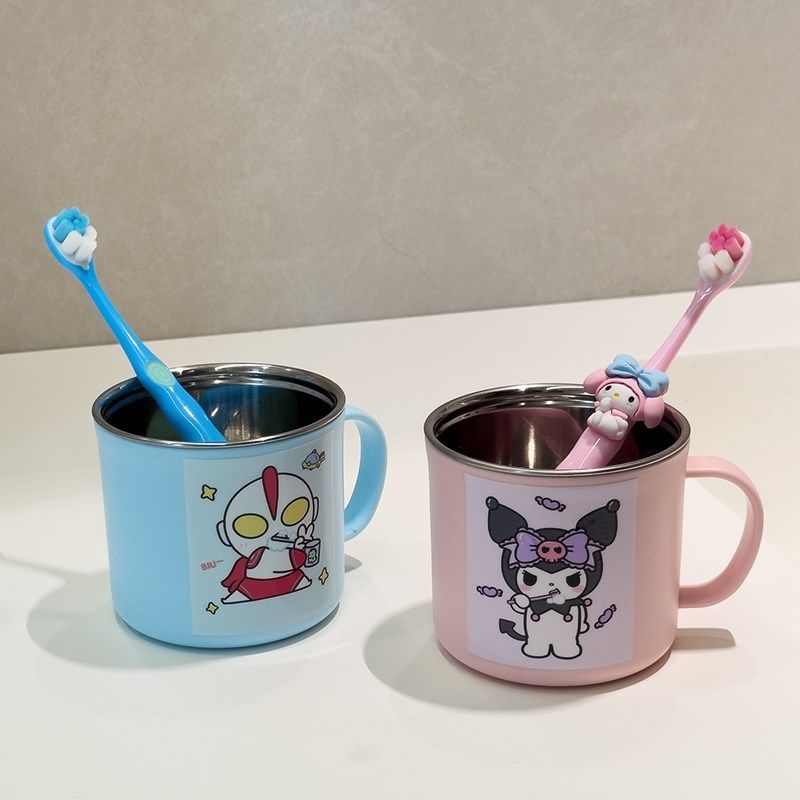 可爱304不锈钢漱口杯儿童刷牙杯儿童洗漱杯牙缸男女孩牙具牙刷杯,家庭/个人清洁工具,洗漱杯,淘宝优惠券,粉丝福利购,淘宝优惠卷