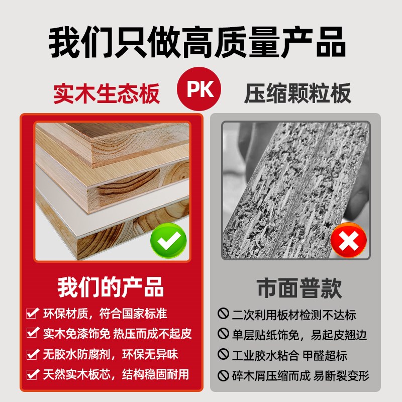 实木落地靠墙书架置物家用书房大容量多层书柜耐用简易带锁储物柜