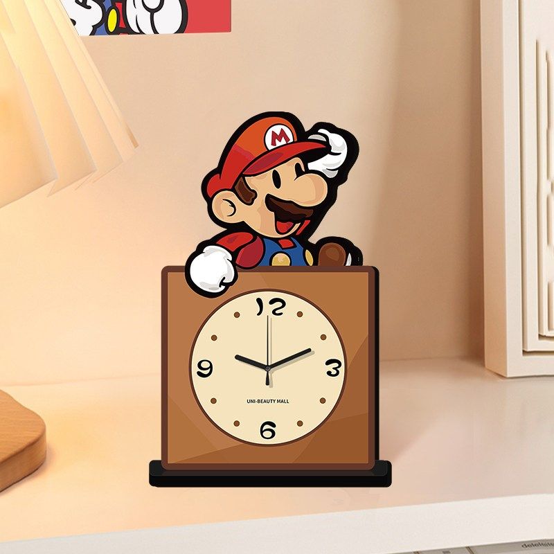 卡通网红创意客厅桌面摆件摆钟座钟2025新款高级感家用座钟装饰品,家居饰品,台钟/闹钟,淘宝优惠券,粉丝福利购,淘宝优惠卷