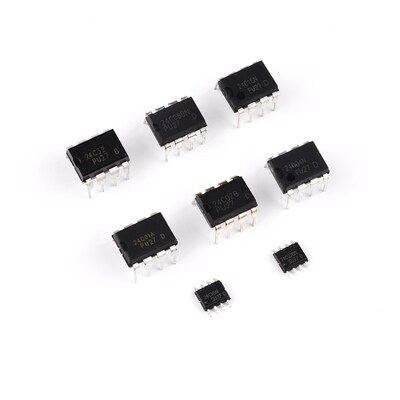 记忆体IC贴片SOP8直插DIP8 AT24C02B/01A/04N/08BN/16/32IIC芯片