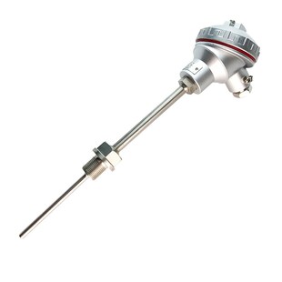 338 分度号k 600度1000 热电偶 活动法兰 WRNK L=850mm 铠装