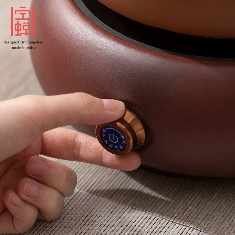空蝉火山石泡茶煮茶烧水壶电陶炉煮茶器家用白茶专用耐高温煮茶炉