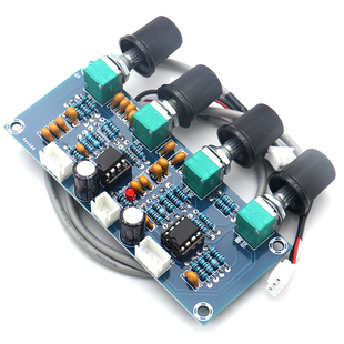 XH-A901 数字功放板配套音调板直流音调板高低音调节调音板前级板