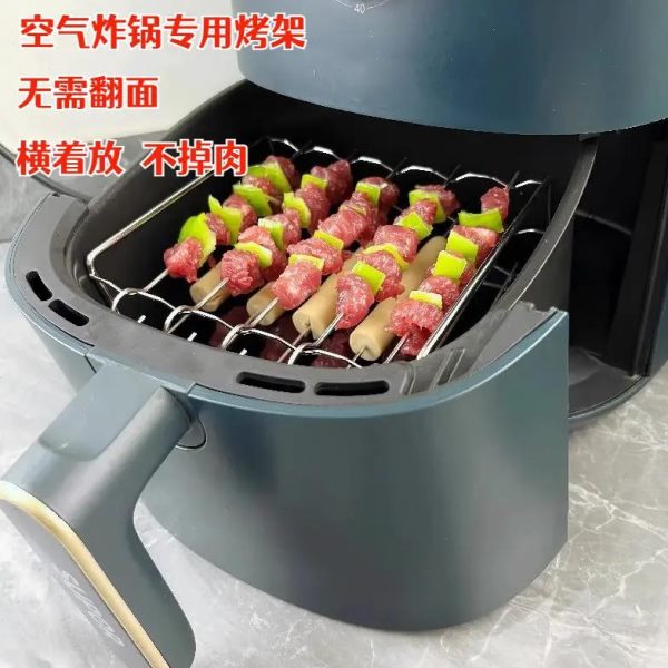 烤签家用烤串筷子筒针不锈钢烤架烤架烤通用专用配件空气炸锅烤箱