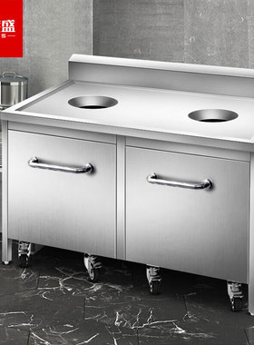 喜莱盛不锈钢收餐车残食柜1.2米长201不锈钢 回收车XLS-CSG2