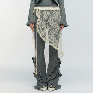 时尚 新品 蕾丝荷叶边围裙 GENESIS2025年冬季 ORA