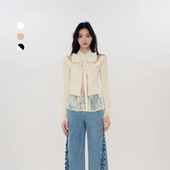 2025秋季 蕾丝蝴蝶结两件套 ORA GENESIS 赵美延 朴敏英同款