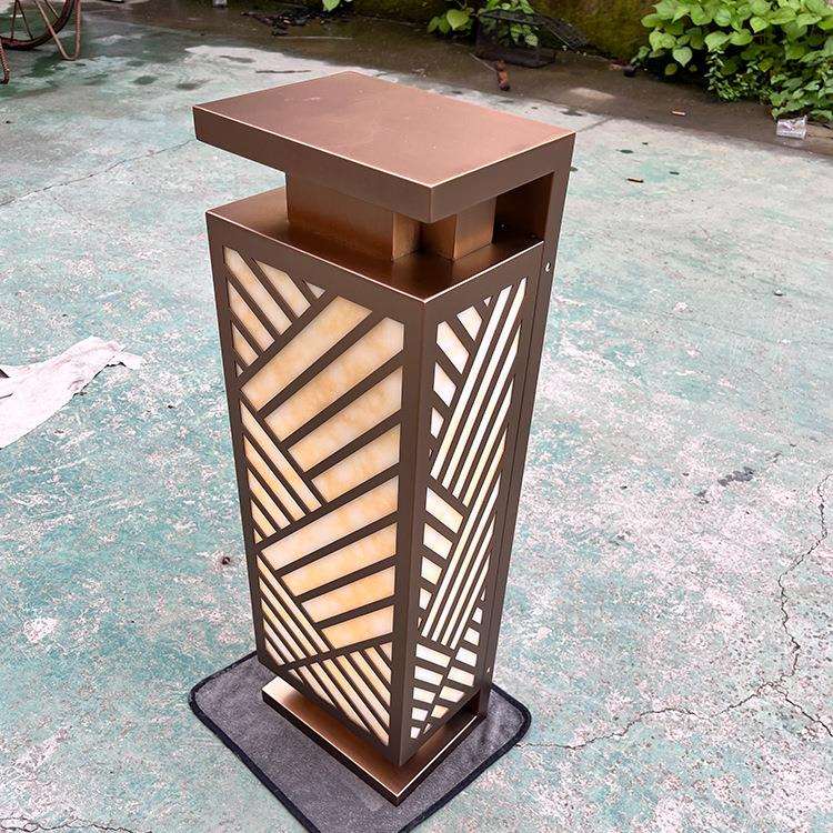 不绣钢手工漆防云石壁灯户外花园壁灯墙角灯拉丝电镀漆LED防水