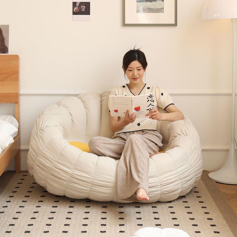 懒人沙发可躺可睡卧室阳台房间双人地上小豆袋窝窝椅客厅2025新款