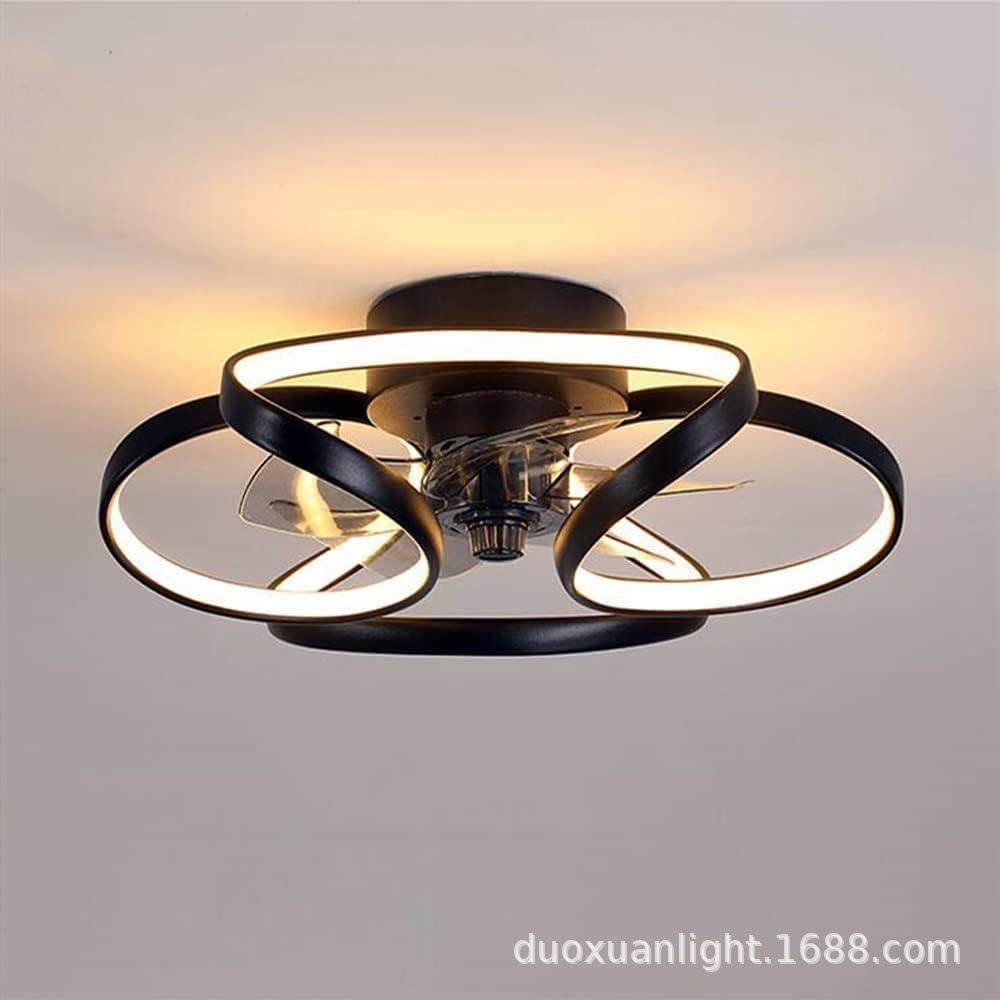 中山灯具新款Ul认证卧室风扇灯现代简约卧室吸顶灯餐厅110v