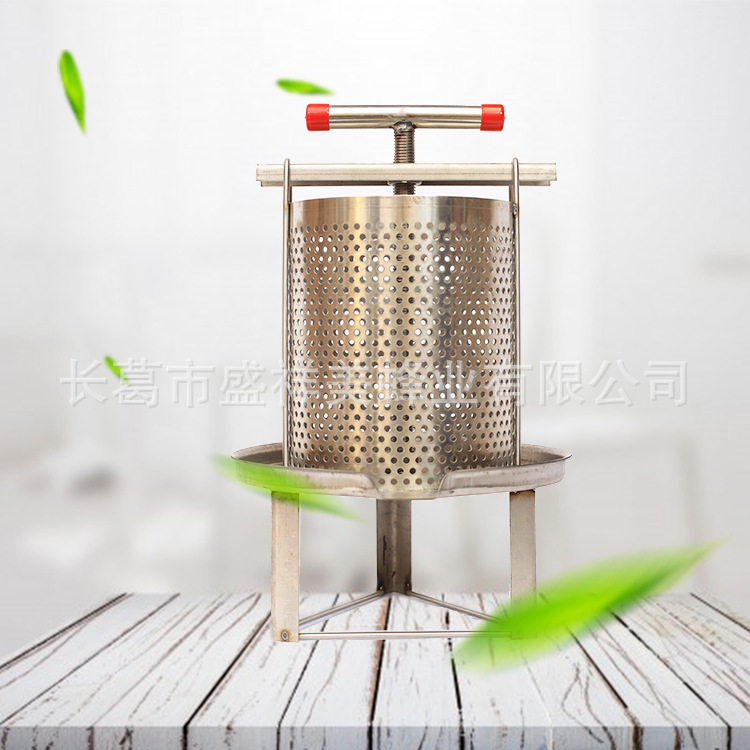 网状不锈钢榨蜡压蜜机摇蜜机带不锈钢圈单独包装园艺工业蜂蜜机械