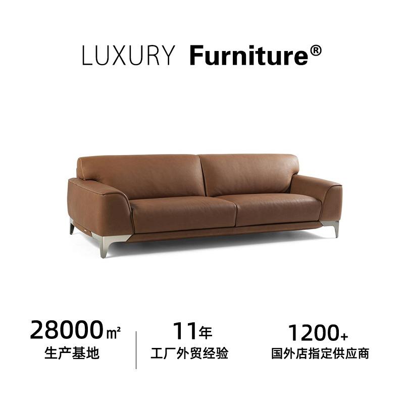 法式轻奢复刻罗奇堡沙发rocheboboissnooker出口别墅皮革沙发