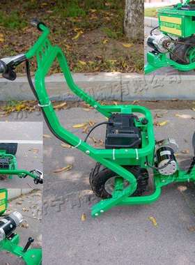 电动推雪铲粮食摊铺晾晒铲推车建筑工地灰土堆积铲送车