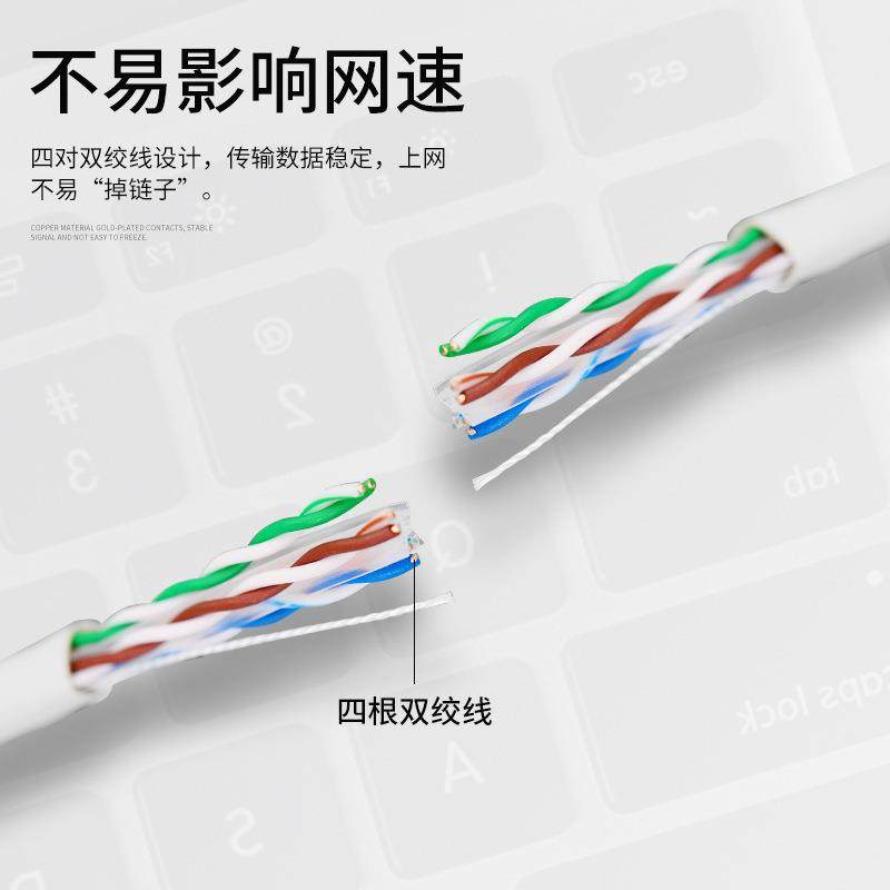 六类室内外家用千兆高速宽带线CAT6网络线