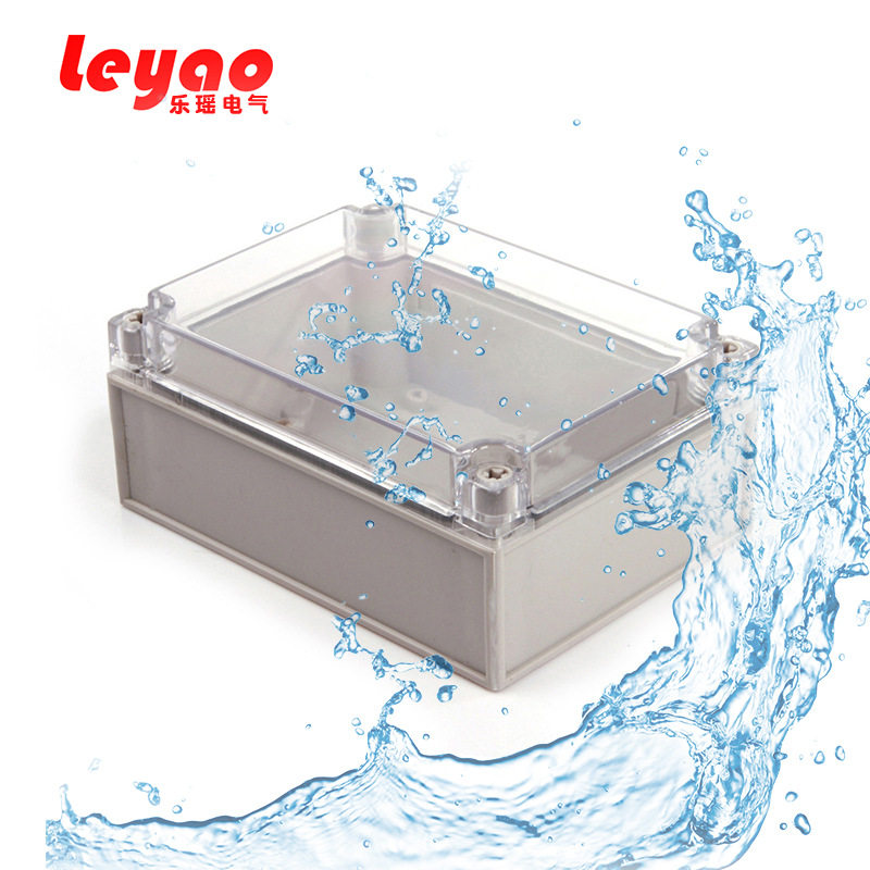 监控箱防水箱透明防水盒塑料电缆接线盒LY-AT-1725175*250*75