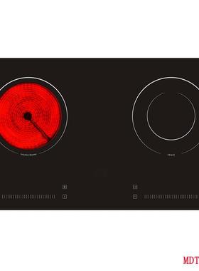 双灶家用双头电磁炉电陶炉大功率嵌入式组合灶具厨房电器英文商用