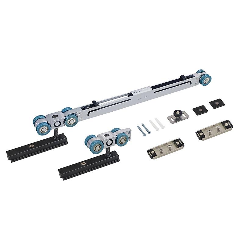 100KG缓冲吊轮阻尼滑轮边框门木门缓冲滑轮极窄门铝合金轨道
