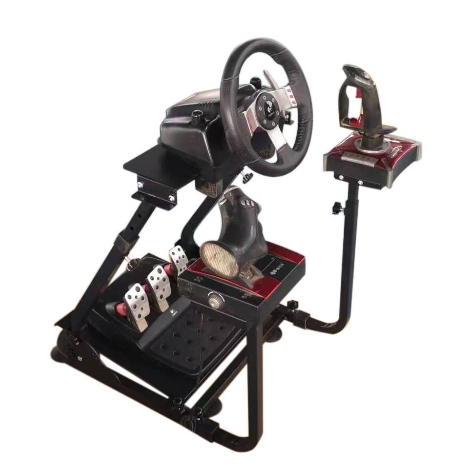 桌面模拟飞行摇杆赛车方向盘支架图马斯特疣猪翼胜猎户座法拓士