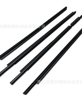 适用丰田霸道普拉多LC120车门玻璃外压条75711-60061植绒挡水饰条