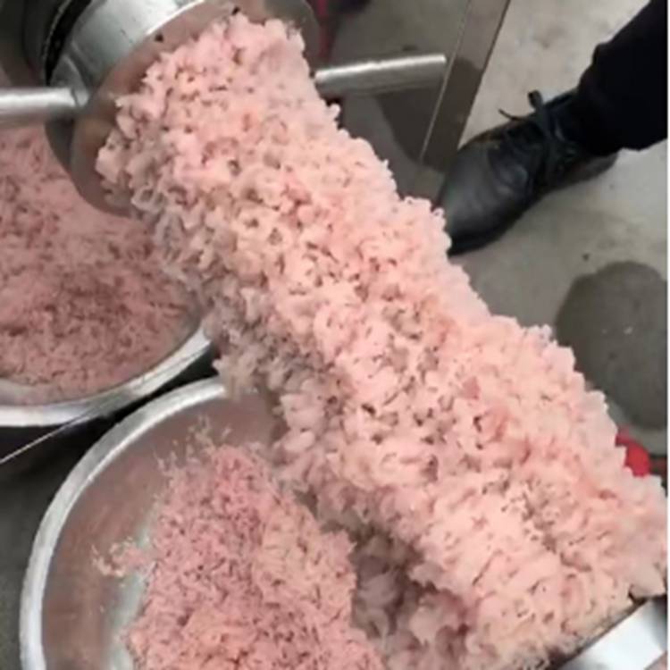 商用鱼浆过滤机 自动鱼浆精滤机 鱼筋鱼皮鱼细骨鱼类鱼肉采肉机