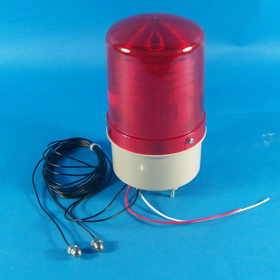 AC220V满水声光LED报警器高水位探测报警器满水报警器高压