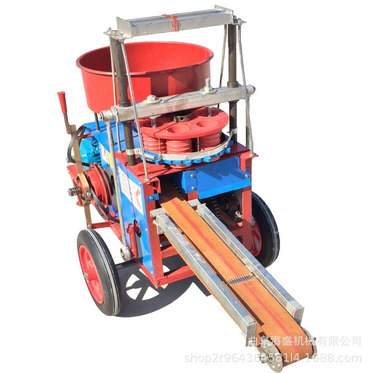 育苗制钵压土块机冲压式制钵机好操作蔬菜育苗土压钵机