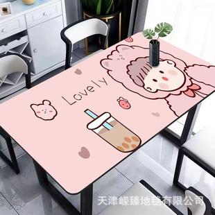 桌垫pvc餐桌布客厅防水防油茶几桌布防烫垫长方形简约PVC皮革桌面