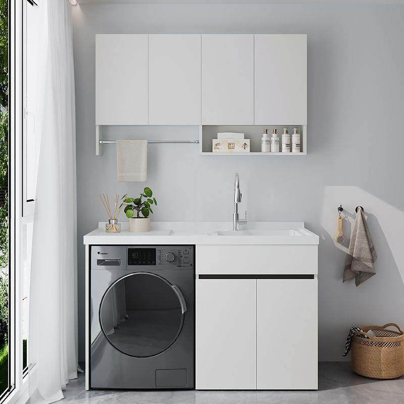 蜂窝铝阳台柜洗衣机柜一体台盆洗衣池槽洗衣柜卫生间浴室柜伴侣柜