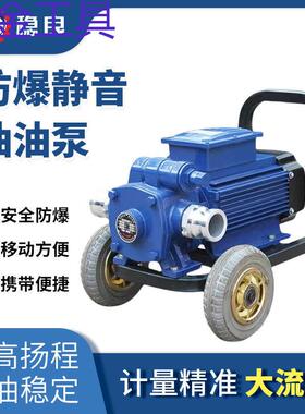 geu电动抽油泵大流量防爆导油柴油汽油防爆泵12v24v220v加油卸油