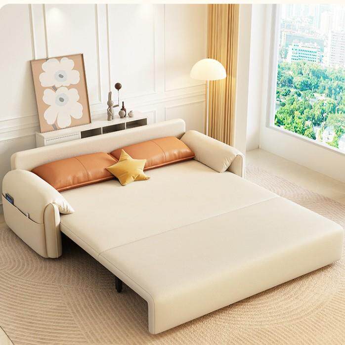 高端全自动电动沙发床两用多功能客厅小户型可折叠大象耳朵沙发床