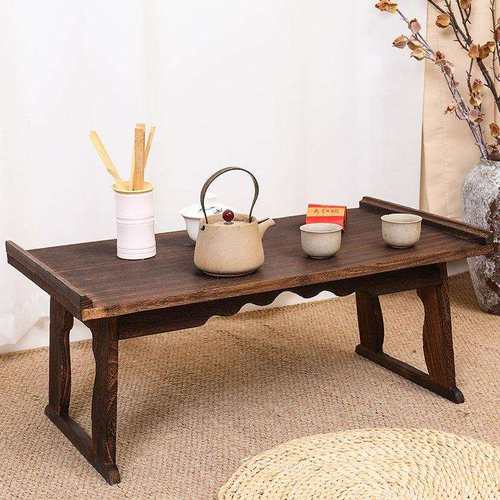 古风折叠桌中式茶桌飘窗桌矮桌炕桌榻榻米小茶几国学桌家用书法桌