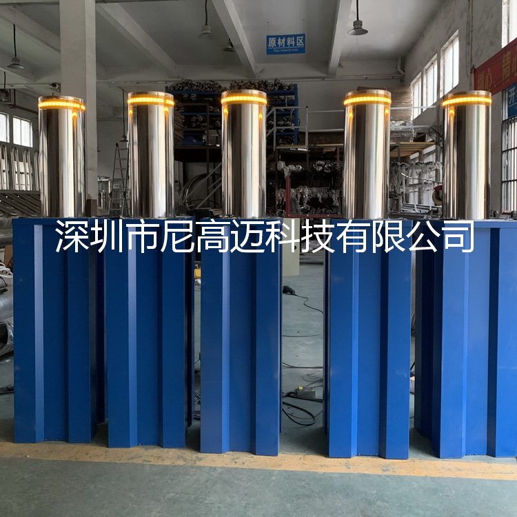 福建机电液压伸缩地柱车挡219直径手动升降柱智能快速升缩止车桩